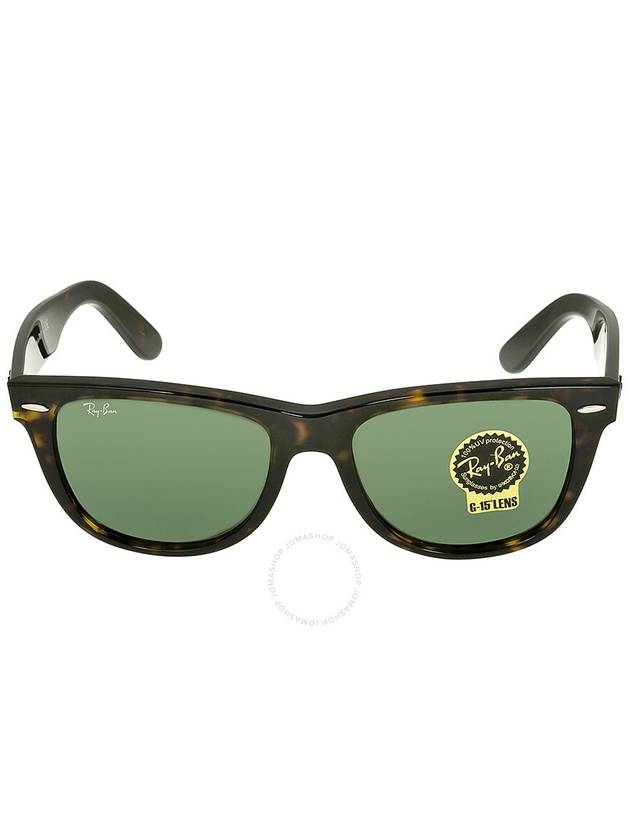 Ray Ban Original Wayfarer Classic Green Classic G-15 Unisex Sunglasses RB2140 902 54 - RAY-BAN - BALAAN 1