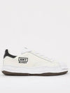 Blakey OG Sole Embossed Leather Low Top Sneakers White - MIHARA YASUHIRO - BALAAN 4