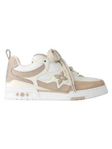 LV Skate Low Top Sneakers Beige - LOUIS VUITTON - BALAAN 1