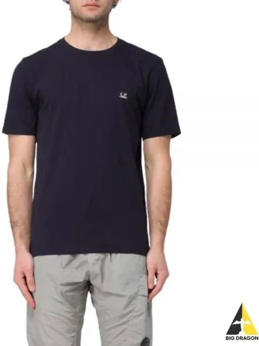 30/1 Jersey Goggle Short Sleeve T-Shirt Navy - CP COMPANY - BALAAN 2