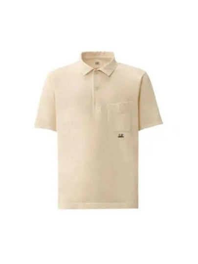 Pocket Polo Shirt Sand - CP COMPANY - BALAAN 2