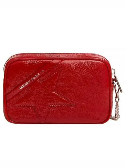 Star High Shine Cross Bag Red - GOLDEN GOOSE - BALAAN 2