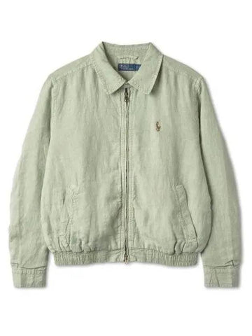 30 points paid W Linen Windbreaker Green - POLO RALPH LAUREN - BALAAN 1