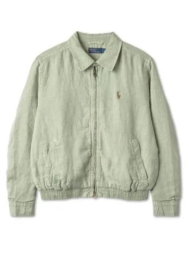 W Linen Windbreaker Green - POLO RALPH LAUREN - BALAAN 1