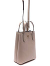 Salvatore Gancini leather mini bag beige - SALVATORE FERRAGAMO - BALAAN.