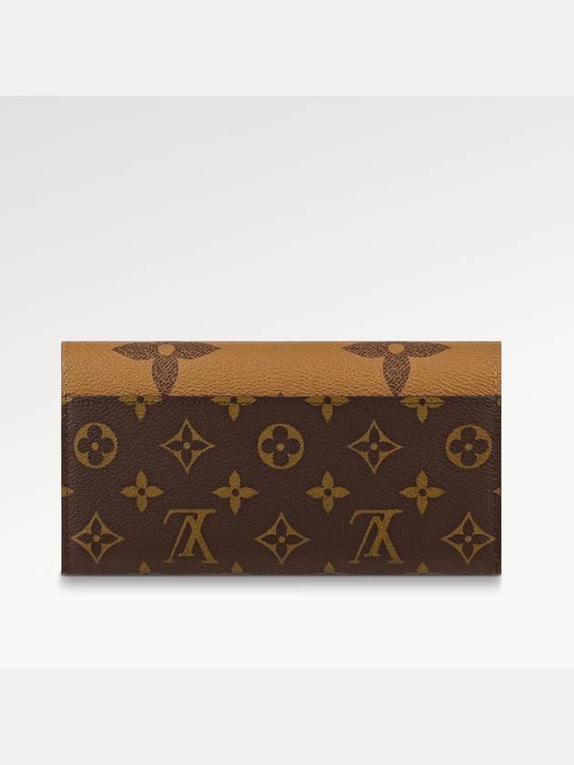 Sarah Monogram Reverse Long Wallet Brown - LOUIS VUITTON - BALAAN 5