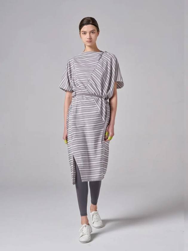 Tech Structure Dress Grey Stripe - ATHPLATFORM - BALAAN 3