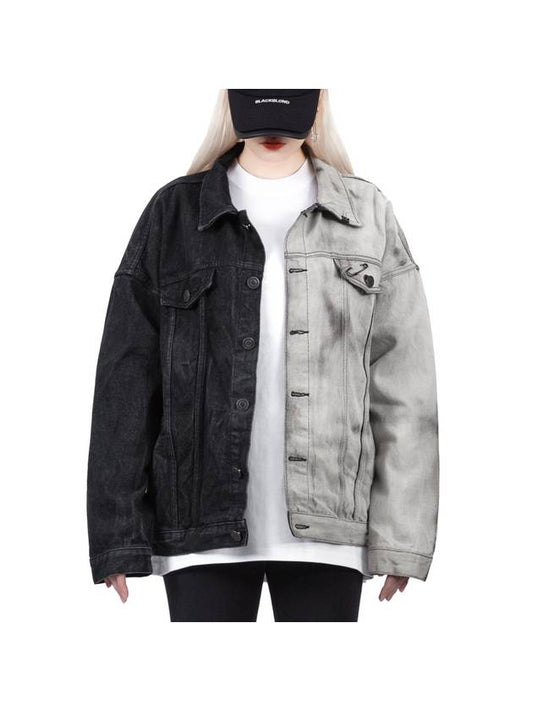 BBD Division Classic Logo Denim Jacket Black - BLACKBLOND - BALAAN 1