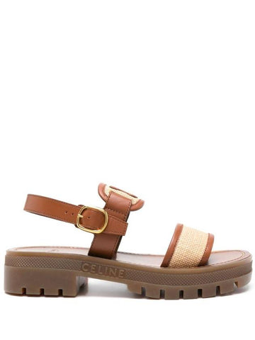 Triomphes Sandals Brown - CELINE - BALAAN 1