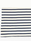 0407 ECRU MARINE Meridien modern striped elbow patch long sleeve t shirt - SAINT JAMES - BALAAN 3