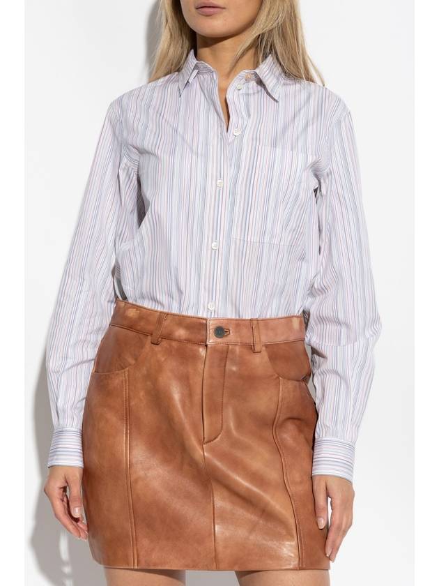 Paul Smith Shirt With Stripe Pattern, Women's, White - PAUL SMITH - BALAAN 3