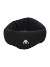 Logo Woodhull Headband Black - MOOSE KNUCKLES - BALAAN 1