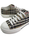 Vintage Check Cotton Sneakers Archive Beige - BURBERRY - BALAAN 5