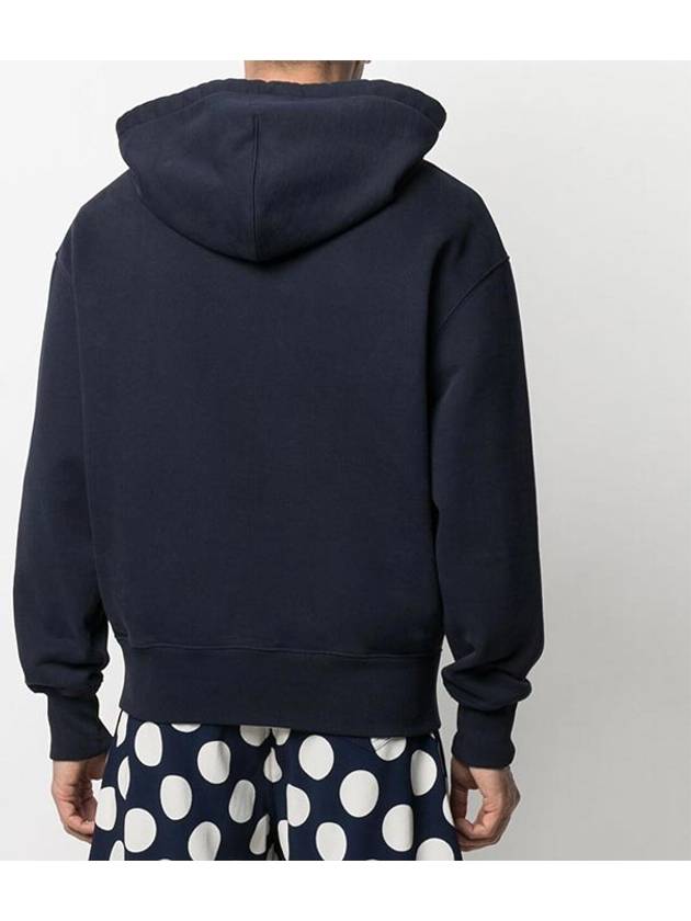 heart logo hood navy - AMI - BALAAN.