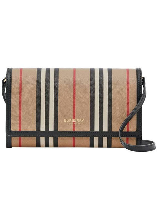 Detachable Strap Icon Stripe Wallet Cross Bag - BURBERRY - BALAAN 1