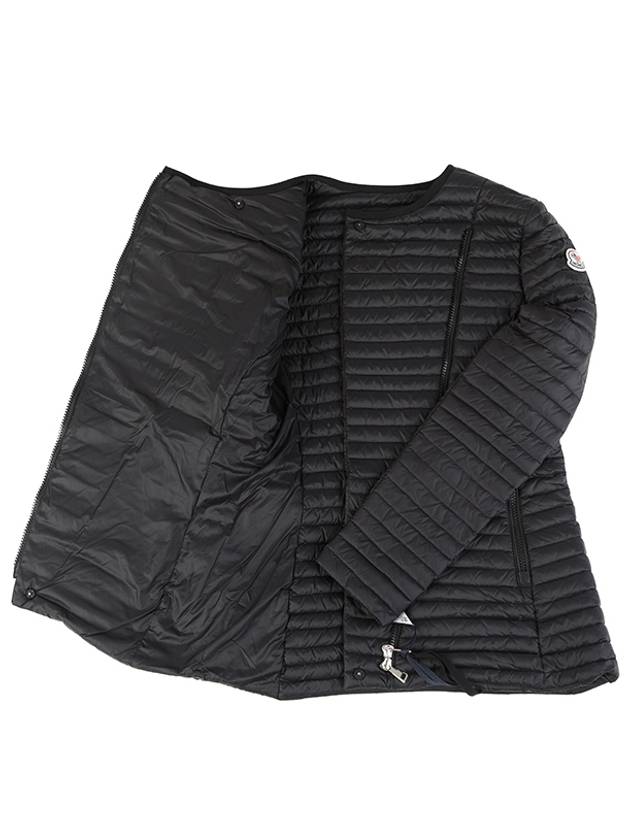 4634005 53048 999 AXINITE diagonal zipper black jacket - MONCLER - BALAAN 4