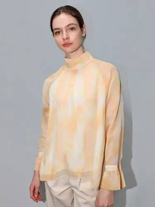 Marbling Blouse Yellow - DAMAGE MNEMONIC - BALAAN 1