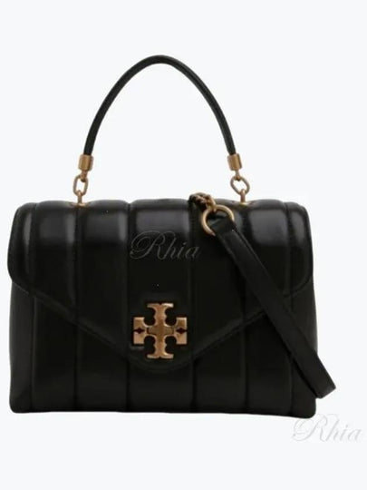 Kira Satchel Small Tote Bag Black - TORY BURCH - BALAAN 2