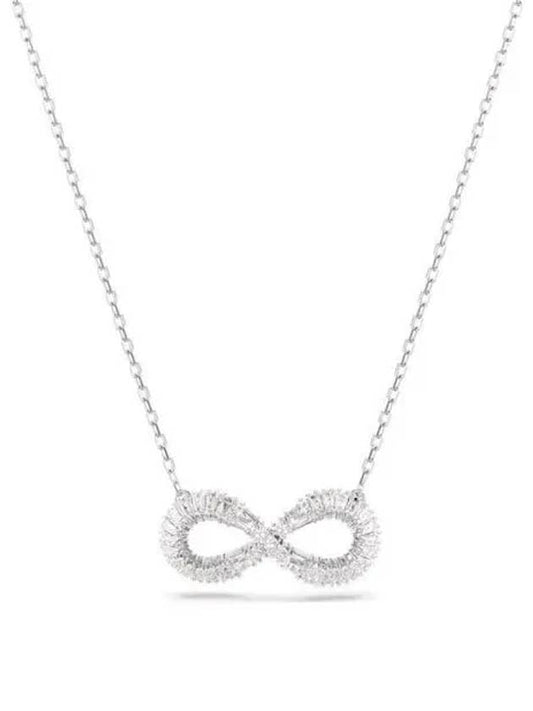 Hyperbola Infinity Pendant Necklace Silver - SWAROVSKI - BALAAN 2