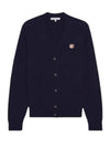 Fox Head Patch Classic Cardigan Navy - MAISON KITSUNE - BALAAN 2