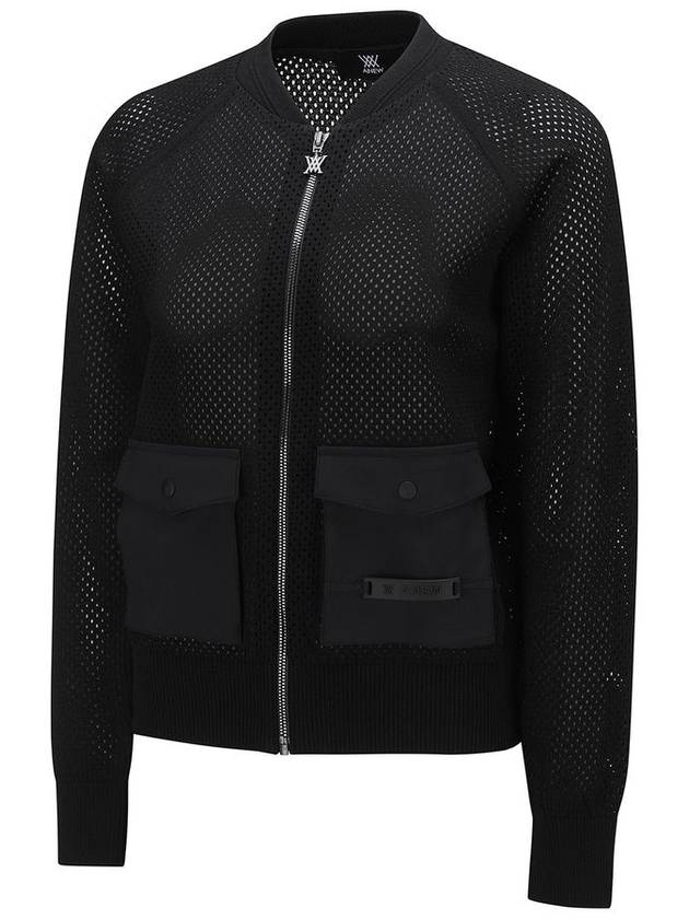 WOMEN MESH ZIP UP CARDIGANBK - ANEWGOLF - BALAAN 3