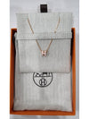 Mini Pop H Pendant Rose Gold Rose Dragee - HERMES - BALAAN 5