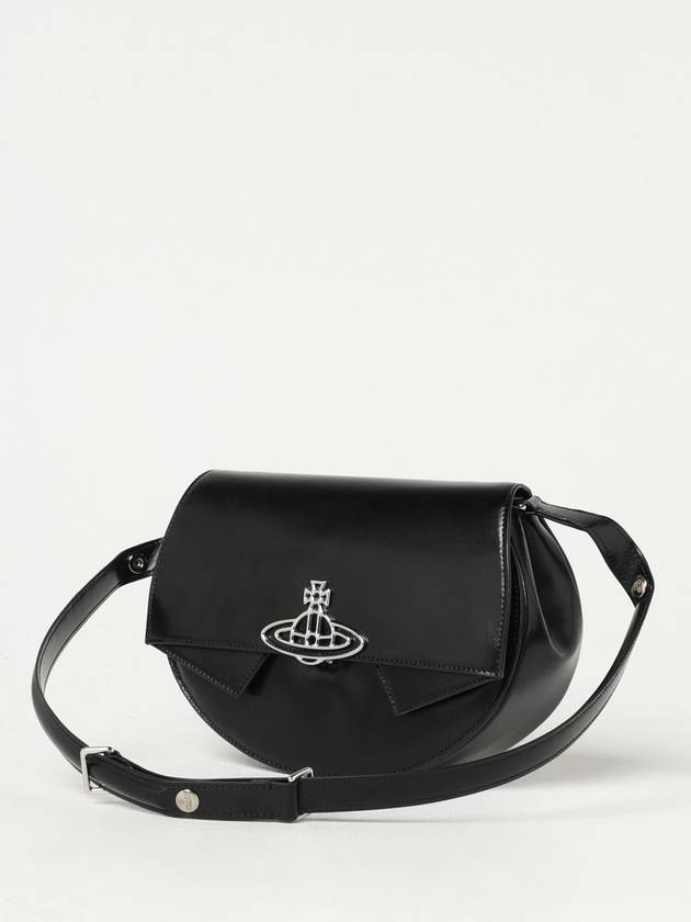 ORB Logo Shoulder Bag Black - VIVIENNE WESTWOOD - BALAAN 5