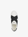 Double Webbing Strap Leather Slip Ons White - GIVENCHY - BALAAN 2