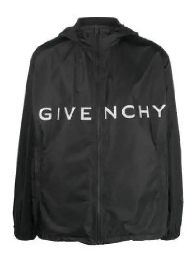 Maxi Logo Windbreaker Black - GIVENCHY - BALAAN 2