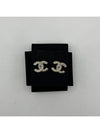 W earrings metal diamante gold crystal A86504 - CHANEL - BALAAN 2