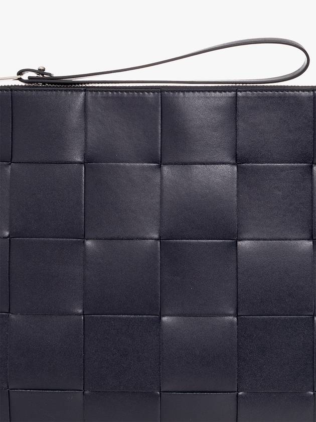 Intrecciato Strap Clutch Dark Navy - BOTTEGA VENETA - BALAAN 7