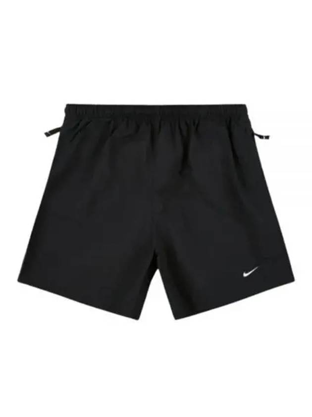 Men's Solo Swoosh Woven Shorts Black - NIKE - BALAAN 2