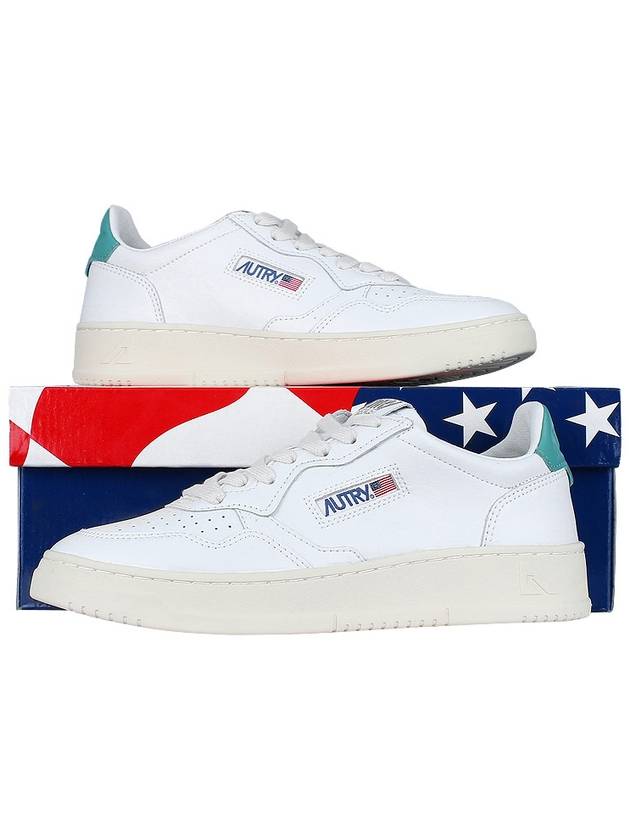 Men's Medalist Leather Low Top Sneakers White - AUTRY - BALAAN 11