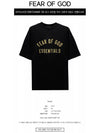 Jersey crew neck short sleeve t shirt black - FEAR OF GOD - BALAAN 3