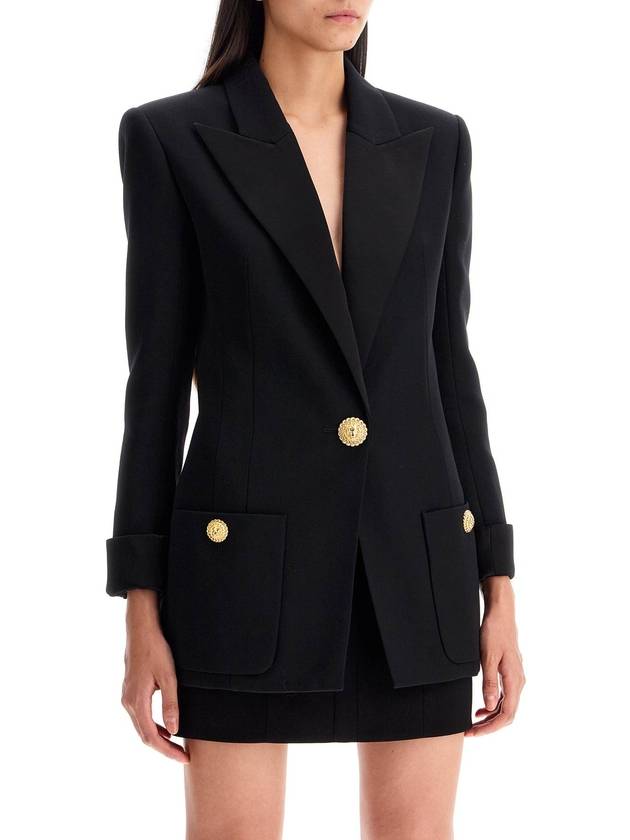 one-button jacket with lapels - BALMAIN - BALAAN 2