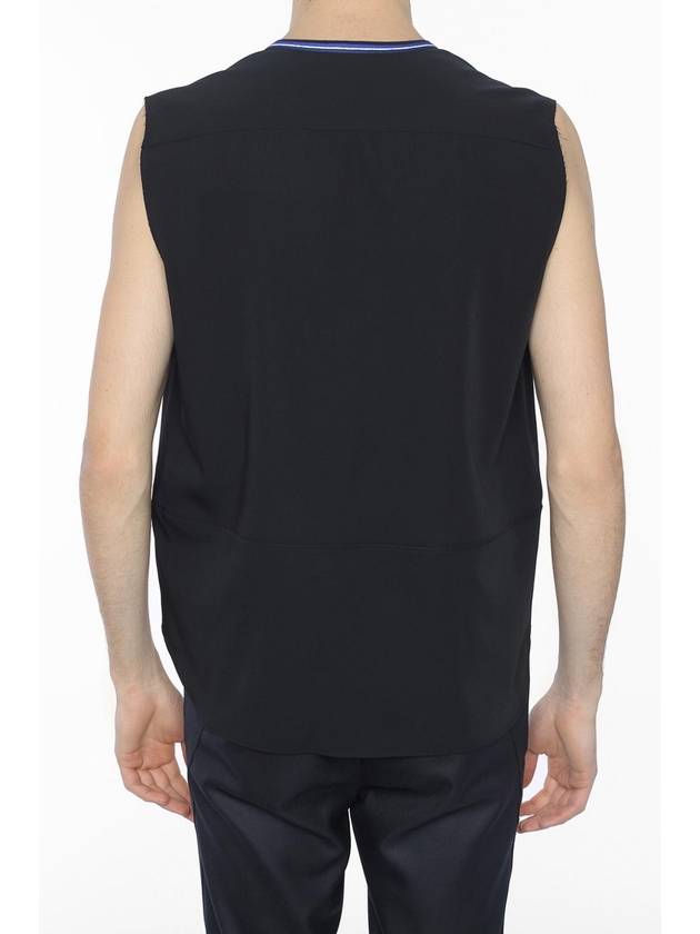 arrow stitch buttoned vest - LANVIN - BALAAN 5