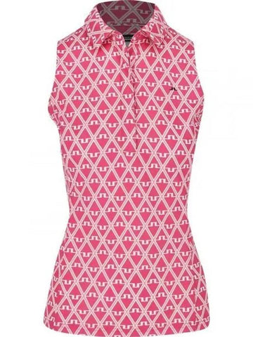 24 Dena Print Sleeveless Top GWJT09008 S193 Women s - J.LINDEBERG - BALAAN 1