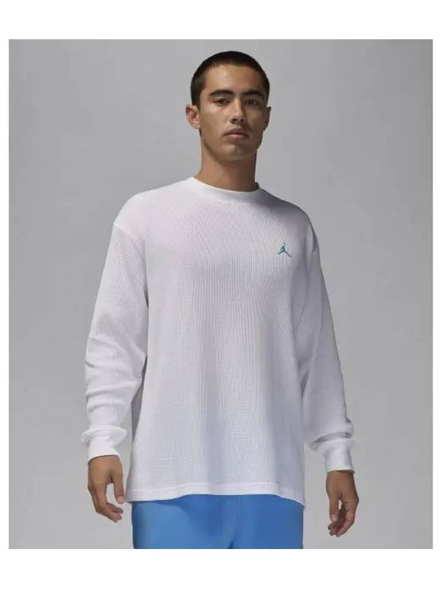 Jordan Essential Long Sleeve Top M White Legend Blue FV7456 100 - NIKE - BALAAN 2