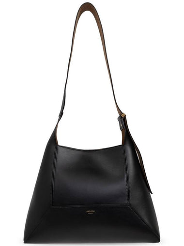 Jimmy Choo Leather Shoulder Bag ‘Diamond’, Women's, Black - JIMMY CHOO - BALAAN 1