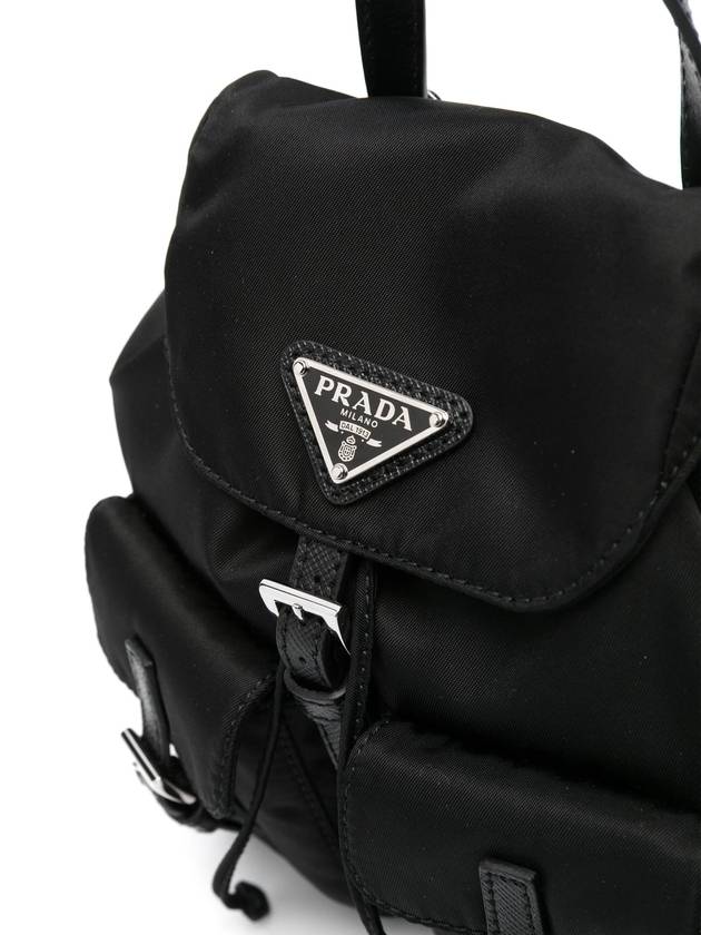 Re-Nylon Mini Backpack Black - PRADA - BALAAN 5