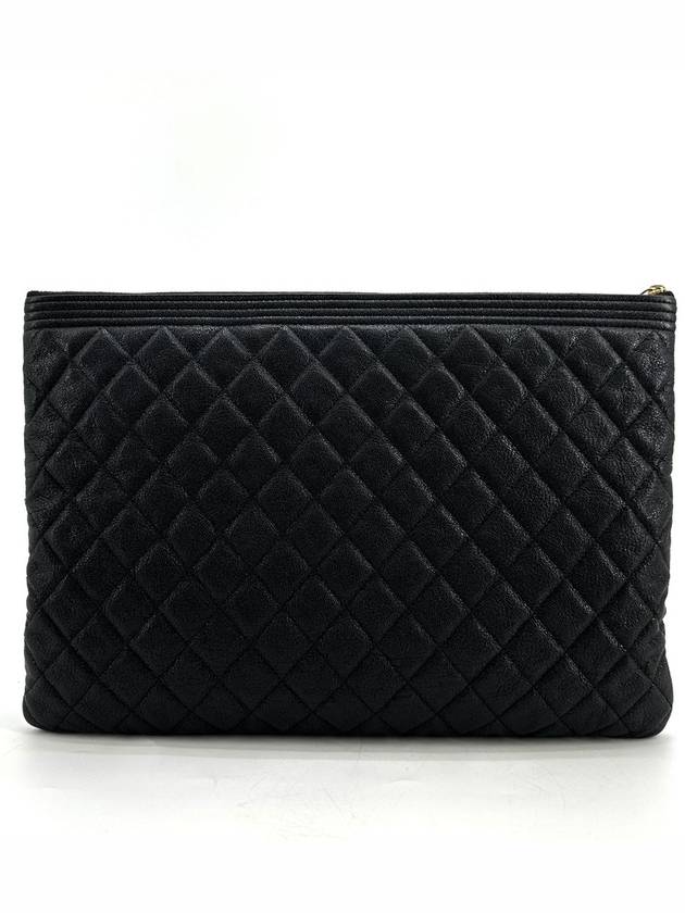 Caviar gold boy clutch large - CHANEL - BALAAN 5