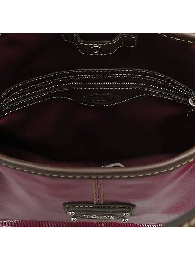 burgundy shoulder bag - TOD'S - BALAAN 5