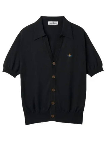 polo cardigan black - VIVIENNE WESTWOOD - BALAAN 1