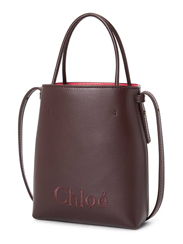 Sense Micro Calfskin Tote Bag Grape Purple - CHLOE - BALAAN 3