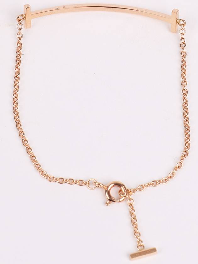 Rose gold T smile bracelet - TIFFANY & CO. - BALAAN 3