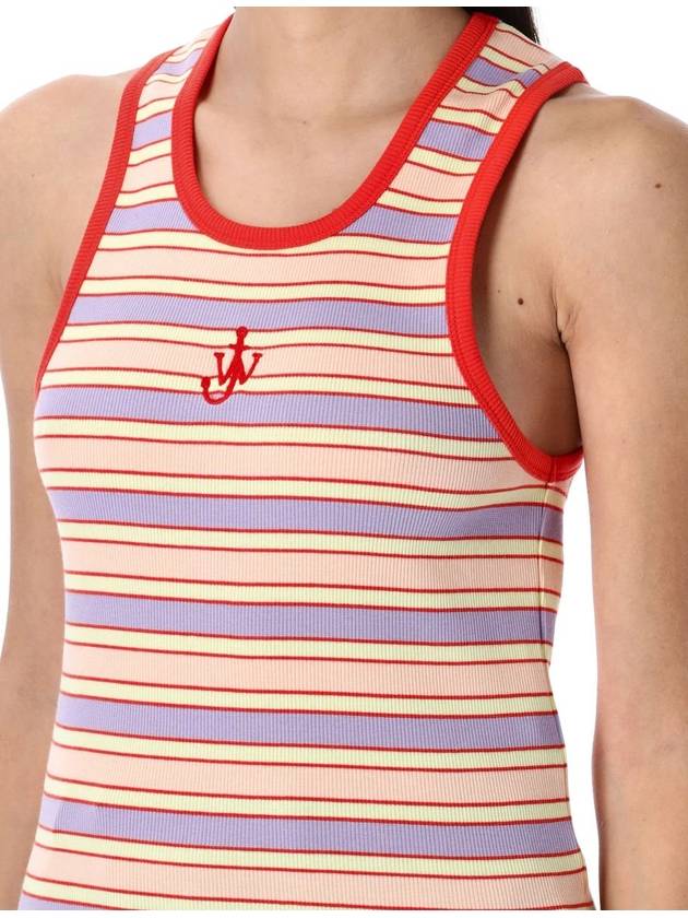 JW Anderson Contrast Trim Striped Tank Top - JW ANDERSON - BALAAN 3