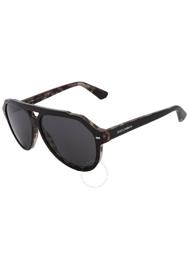 Eyewear Round Frame Tinted Sunglasses DG4452340387 - DOLCE&GABBANA - BALAAN 4