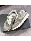 Men s Sneakers Suede Calfskin CC Logo Shoes Gray - CHANEL - BALAAN 2