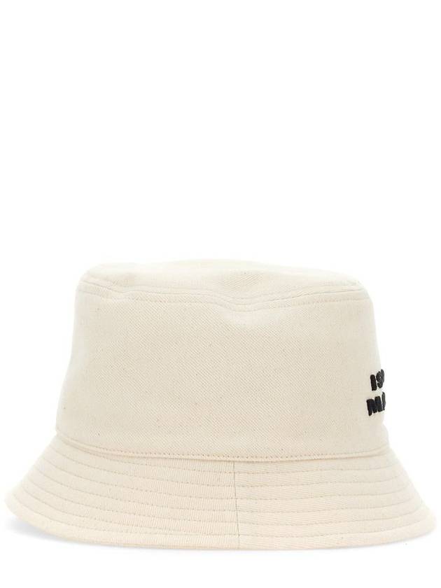 Haley Logo Bucket Hat Black Ecru - ISABEL MARANT - BALAAN 6