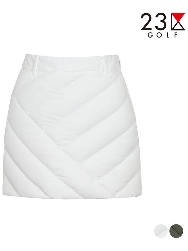 Golf Diagonal Quilted Short Skirt EL4LPC035 - 23KU - BALAAN 1